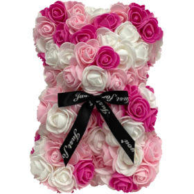 Rosenbär 25cm – Frühlingsmix
